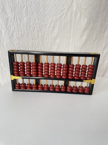 Vintage wooden abacus with - vintage,