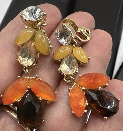 Vintage dangle earrings - vintage,