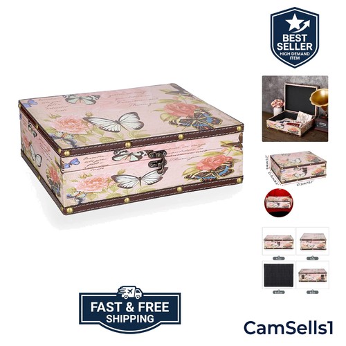Butterfly treasure chest box - butterfly,