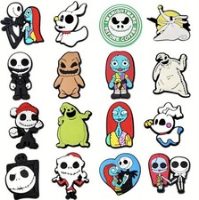 16pcs Nightmare Before Christmas Jack Skellington Charms - Will fit croc crocs