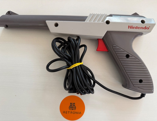 Nintendo nes zapper gun grey - nes,
