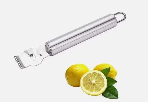 Stainless steel lemon zester - stainless,
