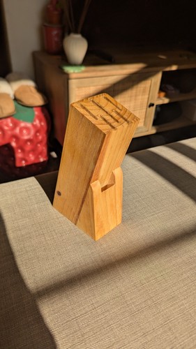 Knife block - knife,