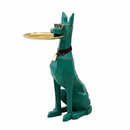 Doberman statue light luxury - doberman,