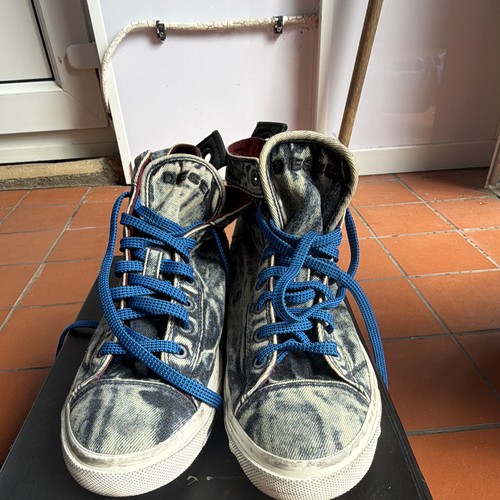 Diesel men blue denim print - men's,