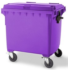 1100 Litre  Wheelie Bin Purple