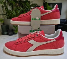 DIADORA GAME CV TRAINERS. MENS SIZE 9.5 UK. TOMATOE PUREE/WHT/GUM 