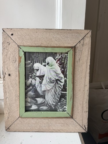 Vintage wooden luna frame - vintage,