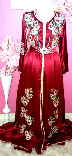 Women red moroccan - red,