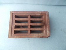 Air Brick Vent Bricks Vintage Terracotta Clay Louver ref 14a (FREE UK POSTAGE)