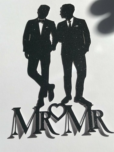 Wedding cake topper - mr,