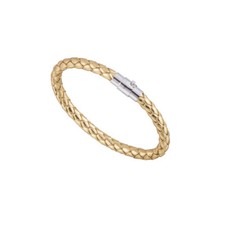 6mm Mens Leather Braided