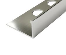 5 x Bright Silver Chrome Metal 10mm Tile Trim