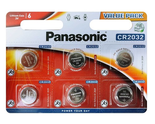 Panasonic cr2032 lithium - 6,