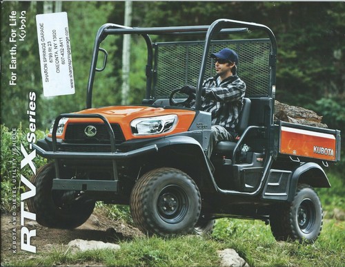 Brochure kubota rtv - -,