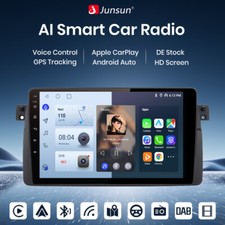 For BMW 3-Series E46 GPS SAT NAV Android 13 CarPlay Stereo Radio Head Unit DAB+