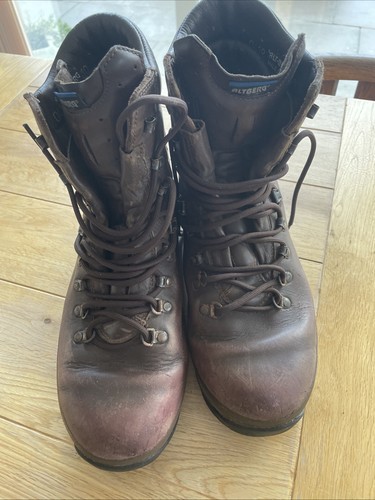 Altberg brown combat boots - altberg,