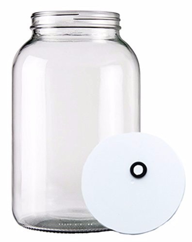 One gallon wide mouth glass - mouth,