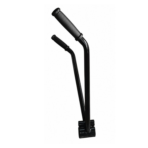 Shaped steel fitness handle - v-shaped,