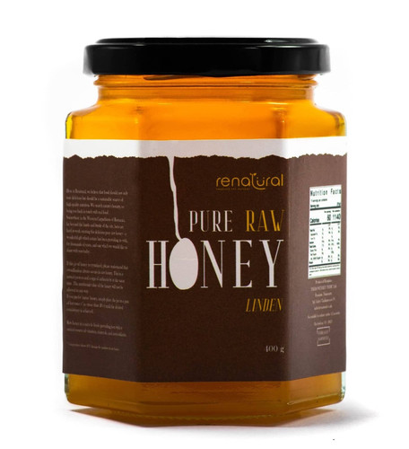 Pure raw linden honey lime - linden,