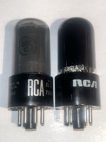 Matched pair rca 6v6gt smoked - pair,