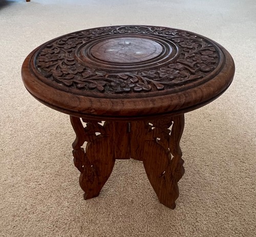 Small folding inlaid carved - folding,