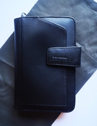 Piquadro leather agenda - leather,