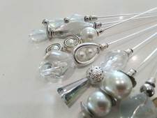 7 x Pearl & Crystal Vintage