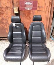 AUDI TT MK1 FRONT SEATS (PAIR) LEATHER HEATED 99-06  COUPE