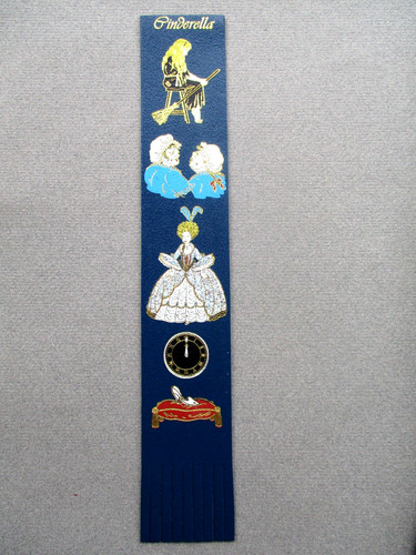 Leather bookmark cinderella - leather,