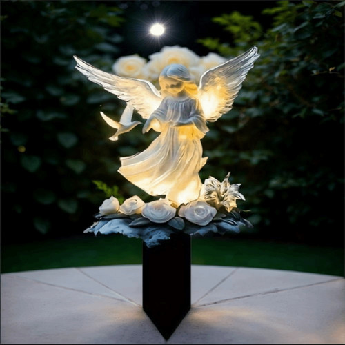 1pc angel garden stake - angel, acrylic