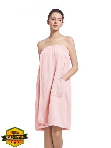 Women plush bath robe wrap - women's,
