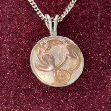 9ct gold and silver Clogau Tree of Life pendant on chain