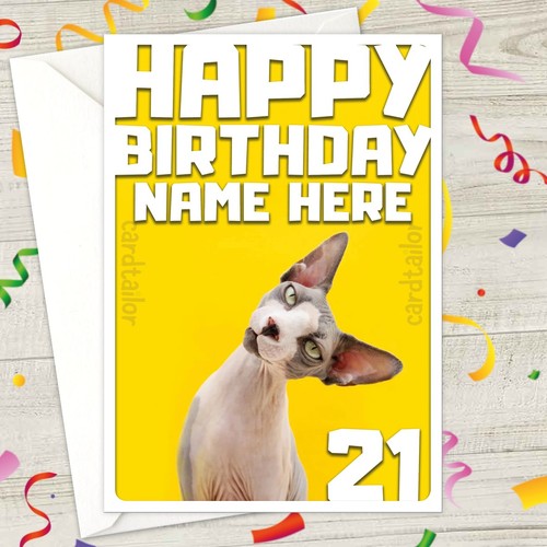 Sphynx cat personalised - sphynx,