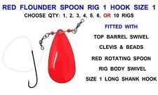 FLOUNDER SPOON RIG SIZE 1 HOOK