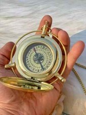 Handmade Golden Compass 'Original' Alethiometer Symbol reader Truth measure