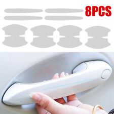 8pcs Clear Car Door Handle Bowl Protector Film Stickers Anti-Scratch Accessories