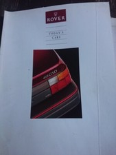 1991 Rover Cars Today Brochure