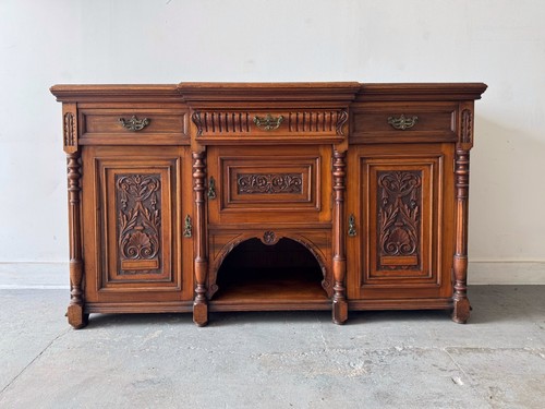 Large antique breakfront - large,