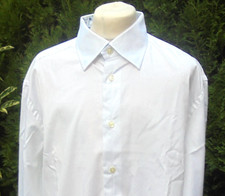 MENS 17" COLLAR  ETON CONTEMPORY WHITE REGULAR CUFF COTTON SHIRT