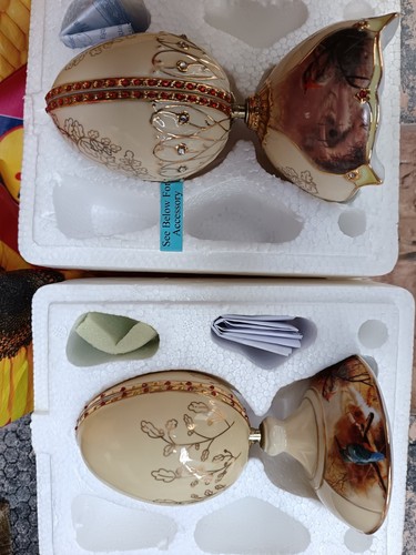 Vtg chirping birds porcelain - vtg,