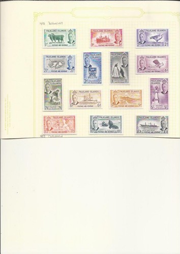 Falkland 1952 set - set, of