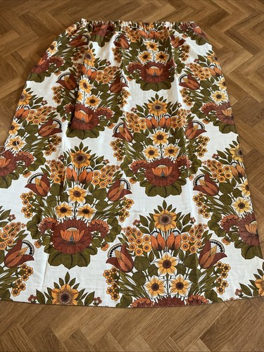 Vintage brown orange large - brown,