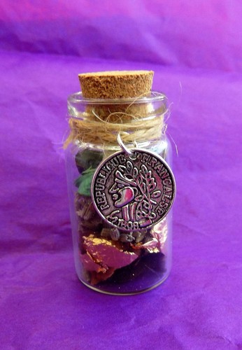 Witch bottle spell - bottle, talisman