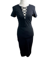 Amy Childs Midi Dress Black