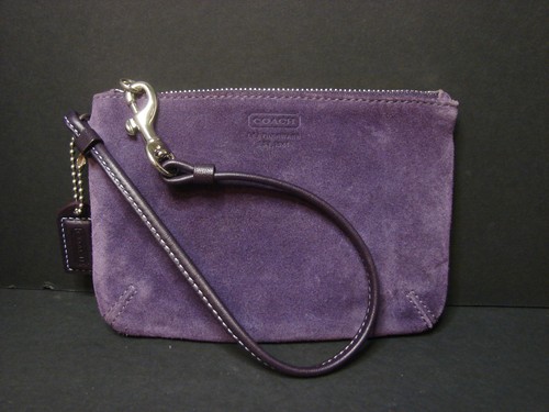 Coach y2k purple plum suede - coach,