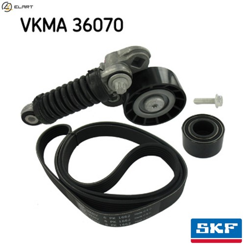 Vribbed belt set vkma 36070 - vribbed,