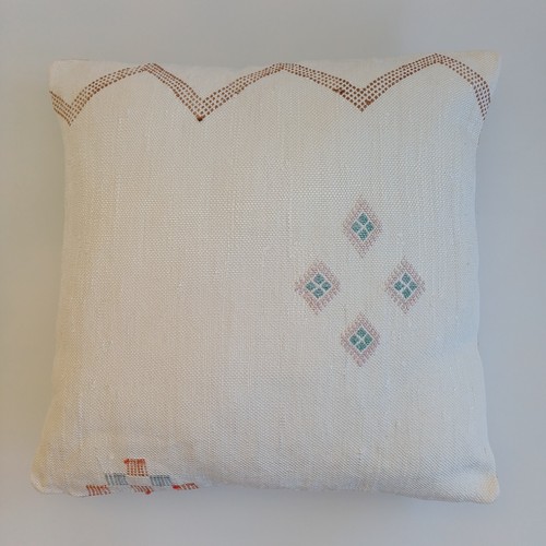 Moroccan cactus silk cushion - cactus,