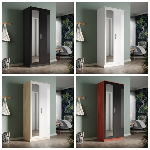 High gloss door wardrobe - 2,