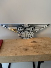  jaguar Vintage Classic Car -polished painted large plaque-sign Garage-man cave 